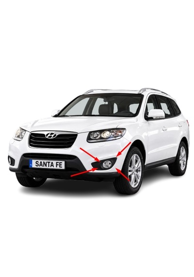 Hyundaı Santa Fe 2009-2012 Arası Depo Sağ Ve Sol Sis Farı Takım 92201-2b500 / 92202-2b500