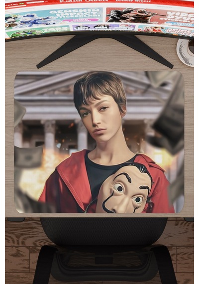 La Casa De Papel-tokyo V5 48x40 Xl Gaming Kauçuk Kaymaz Taban Mouse Pad Fare Altlığı