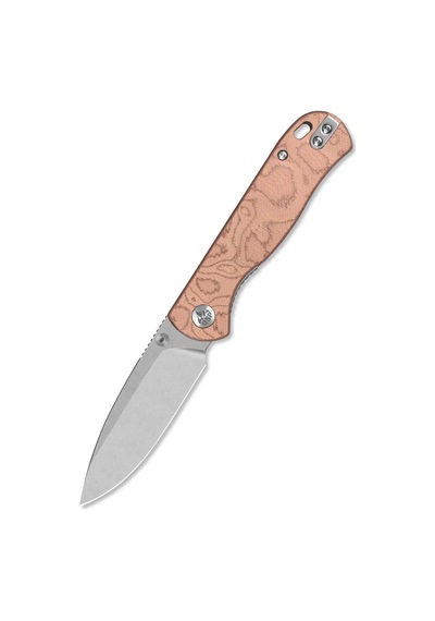Qsp Ferret Bakır + G10 Sap Nitro V Çelik Kamp Çakısı Qs170-e1 Kum