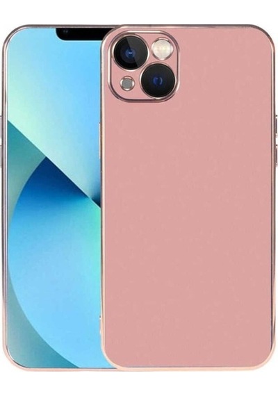 Apple Uyumlu iPhone 13 Kılıf Zore Viyana Kapak Rose Gold