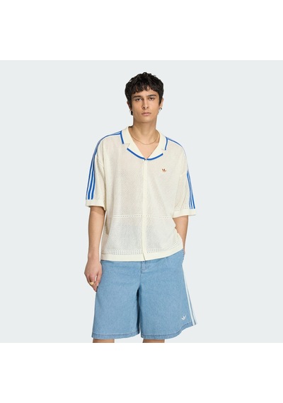 Adidas Kx1223 Knıtted Shırt Erkek Tişört Bej