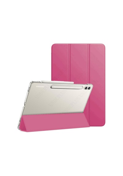 Samsung Uyumlu Galaxy Tab S9 Plus X810 X816 X818 Kılıf Pu Deri Smart Standlı Case