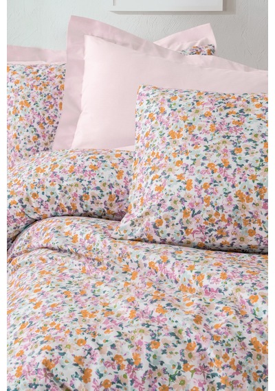 Cotton Box Petite Çift Kişilik Lastikli Çarşaflı Nevresim Takımı Pippa Pembe