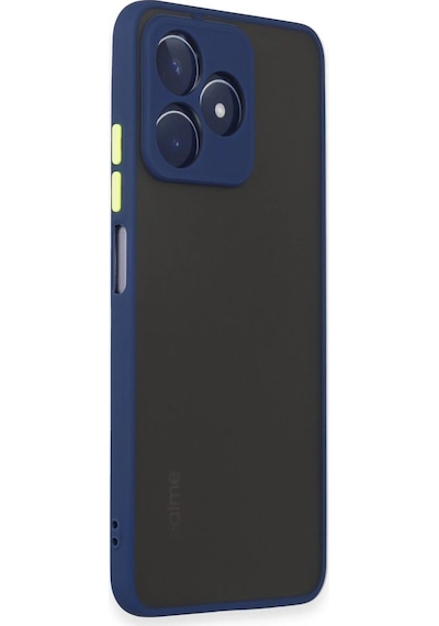 Ilkeshop Newface Realme C53 Kılıf Montreal Silikon Kapak - Lacivert