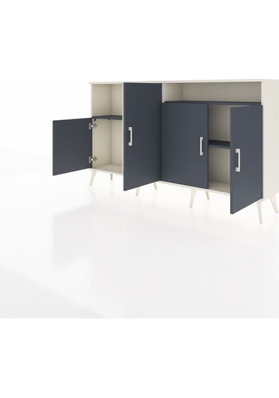 Arges Konsol 5 Raflı 4 Kapaklı 176x30x99 Aytaşı-antrasit Antrasıt - Aytası Arges Konsol 5 Raflı 4 Kapaklı 176x30x99 Aytaşı-antrasit Antrasıt - Aytası