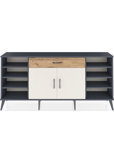 Arges Konsol 7 Raflı Tek Çekmeceli 2 Kapaklı 176x30x83 Antrasit-aytaşı/çam Aytaşı/çam Arges Konsol 7 Raflı Tek Çekmeceli 2 Kapaklı 176x30x83 Antrasit-aytaşı/çam Aytaşı/çam