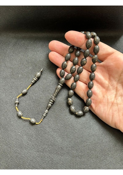 Koryan Mermer Tesbih Halkalı İmame Yusuf Erden Usta İşçilikli Erkek Sertifikalı Özel İsim Ks1764