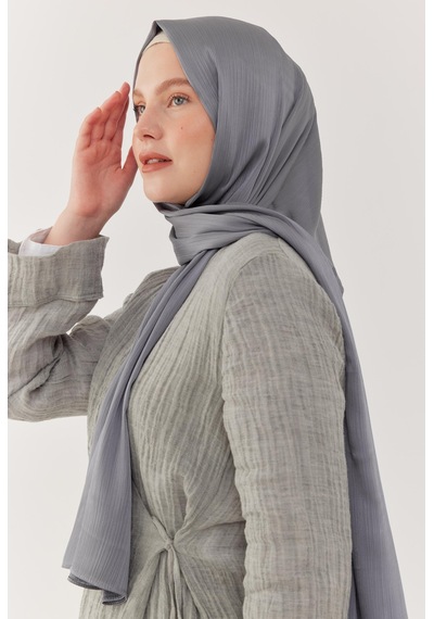 Mirsoy Scarf Yoryo Şal - Gri Gri