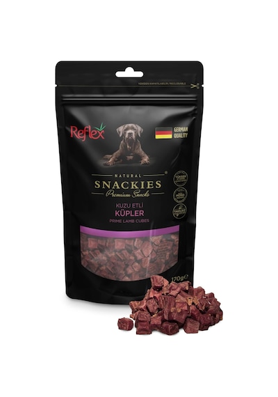 Ayrex Reflex Snackies Kuzu Et Küpleri Kurutulmuş Et Köpek Ödülü 170gr