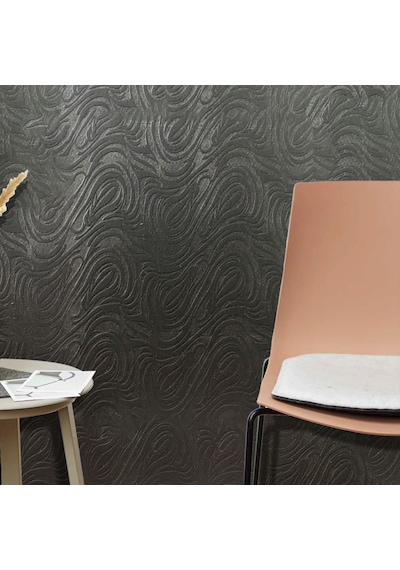 Tink 3d Kendinden Yapışkanlı Akustik Keçe Panel Dalgalı Desenli 52x98 Cm 2 Adet 1 M² Koyu Gri