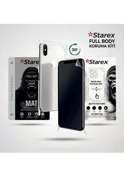 Samsung Uyumlu Z Fold 8 Ultra Nano Ekran Koruyucu Matte Hayalet - Full Arka Kaplama 360 Koruma Starex