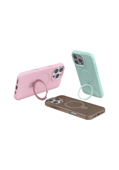 Apple iPhone  Uyumlu-  16 Pro Max Regal Magsafe Standlı Kapak - Lacivert