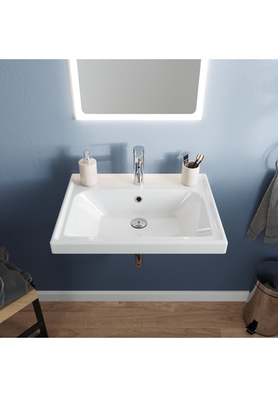 Turkuaz Frame Lavabo 60 X 45 Cm.beyaz Vb015h82u00 Beyaz