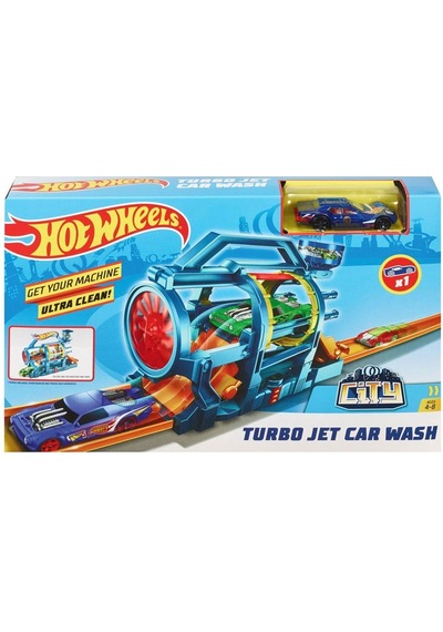 Hot Wheels Turbo Jet Oto Yıkama Oyun Seti