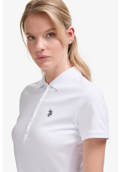 U.S. Polo Assn. U.s. Polo Assn. Kadın Beyaz Tişört Basic 50321818-vr013
