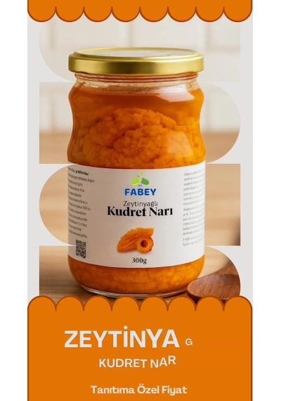 Neşe Natural Zeytinyağlı Kudret Narı 300 G X 3 Adet