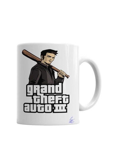 Grand Theft Auto Gta Kupa Bardak Porselen No30907 Karışık