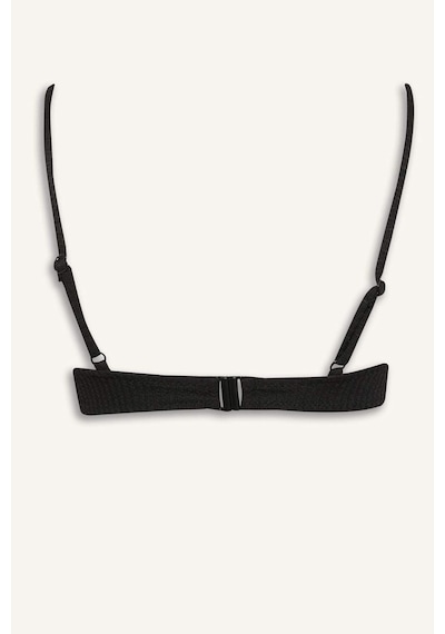 Defacto Regular Fit Bürümcük Siyah Bikini Üstü B7207AX24SM Siyah