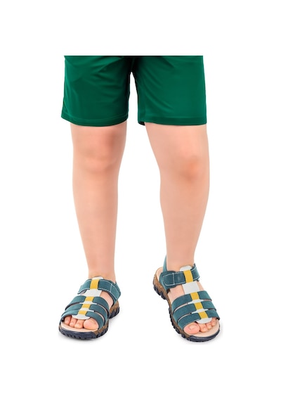 Kiko Kids Erkek Çocuk Sandalet Arz 2358 Petrol - Sarı