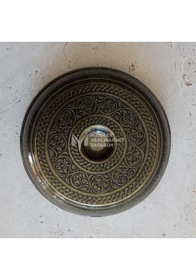 Antik Eskitme Hamam Tası - Pirinç