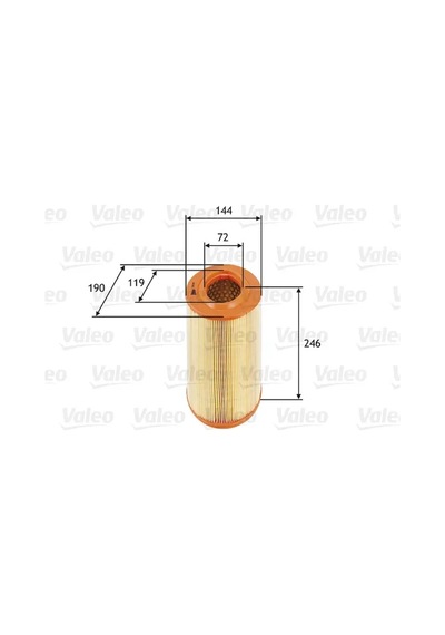 Hava Filtresi - Alfa Romeo Brera, 159, Spider - Valeo-585669