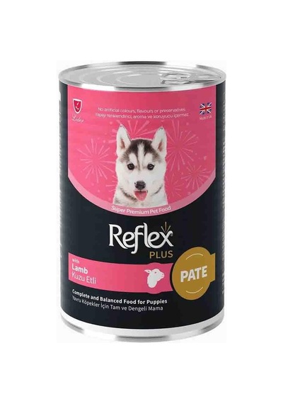 Reflex Plus Pate Kuzu Etli Yavru Köpek Maması 395gr