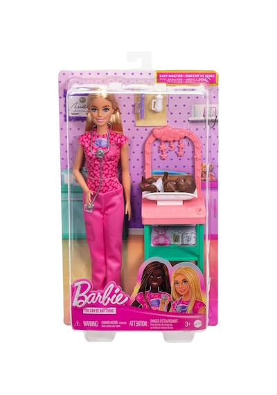 Barbie Bakım Temalı Kariyer Oyun Setleri Doktor Bebek Jcr72