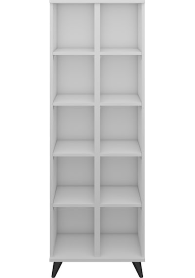 Simple Kitaplık 8 Raflı 60x30x176 Beyaz Beyaz Simple Kitaplık 8 Raflı 60x30x176 Beyaz Beyaz