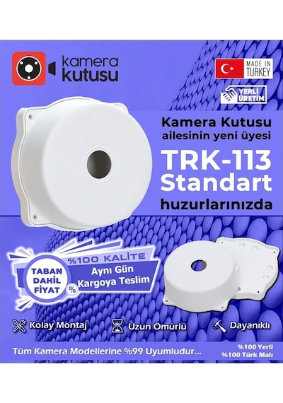 Electroon Standart Güvenlik Kamera Montaj Kutusu Trk-113 - 16 Adet