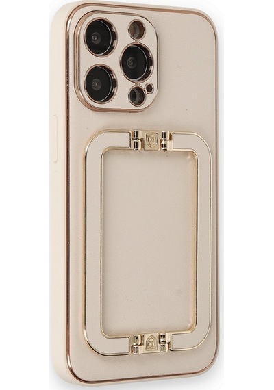 Newface - 904 - Apple iPhone Uyumlu 14 Pro Max Kılıf Coco Elit Kapak - Csmo-tex - - Gold