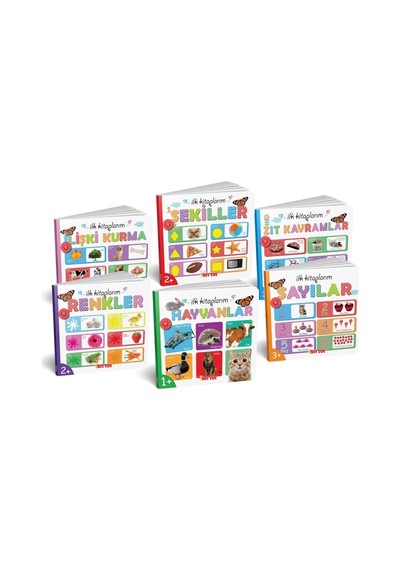 Ers 7202 İlk Kitaplarım 6lı Set Çok Renkli