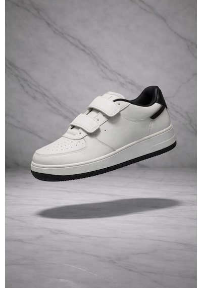 Çocuk Cilt Cırt Cırtlı Beyaz Sneaker Premium Kalite, Hafif ... Siyah - Beyaz - Gri Çocuk Cilt Cırt Cırtlı Beyaz Sneaker Premium Kalite, Hafif ... Siyah - Beyaz - Gri
