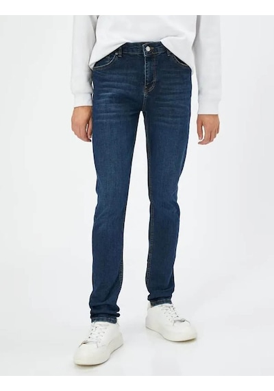 Koton Erkek Jean Pantolon Koyu İndigo 4wam40209nd 24ky59001565 Y5907 Koyu İndigo