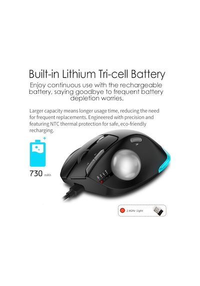 Maiyame Zelotes F-33 Bluetooth 2.4G Kablosuz Oyuncu Mouse