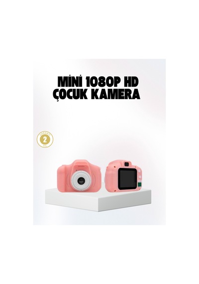 Çocuklar İçin Mini Fotoğraf Makinesi 8mp 1080p Video Ve Darbeye Dayanıklı - Hs08375888-7732 Renkli