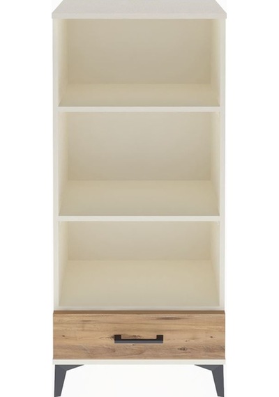 Arges Dolap 3 Raflı Tek Çekmeceli 60x30x134 Aytaşı-çam Aytaşı