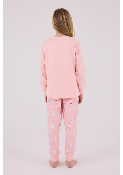 Rolypoly Kız Çocuk Pembe Pijama Takımı Rp3712-c-v2 Pembe