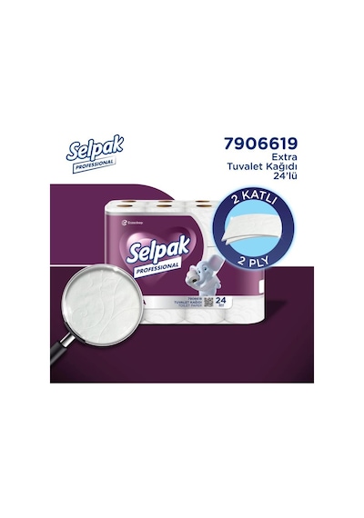 Selpak Professional Extra Tuvalet Kağıdı 24'lü X 3 Adet