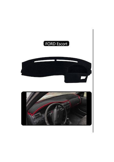 Ford Escorttorpido Koruma Halısı Siyah Kenar