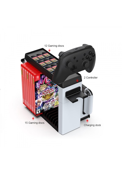 Nintendo İçin Organizatör Stand Şarj Cihazı Tutucu Şarj Unitesi O