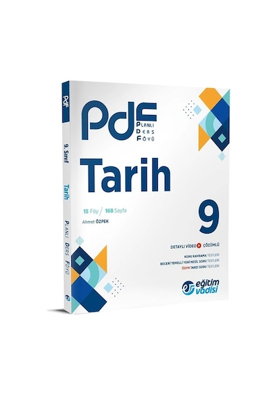 Eğitim Vadisi 9.sınıf Pdf Tarih Planlı Ders Föyü