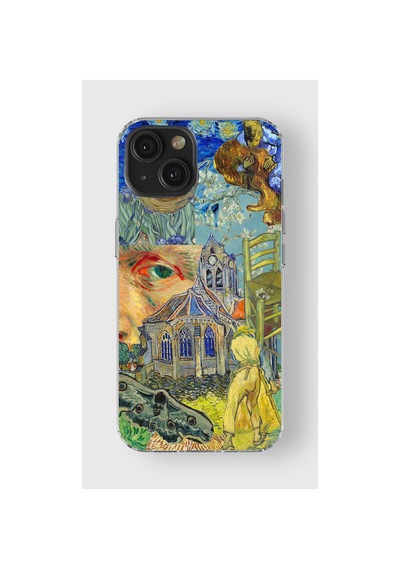 iPhone Uyumlu 15 Plus Desen008 Çok Renkli