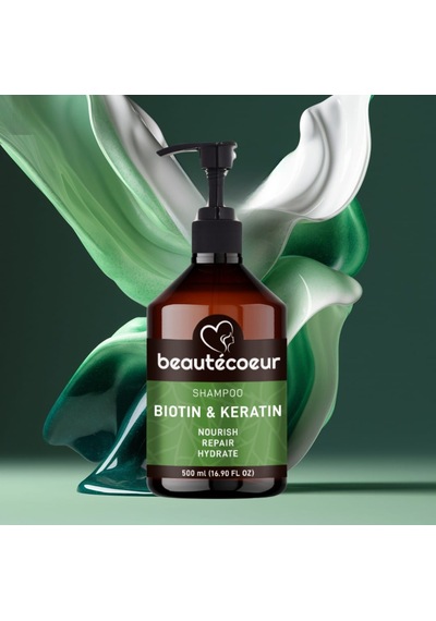 Beautecoeur Biotin & Keratin Parabensiz Şampuan 500 ML