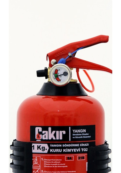 Çakır 1 Kg Yangın Söndürme Tüpü - Kuru Kimyevi Tozlu Abc