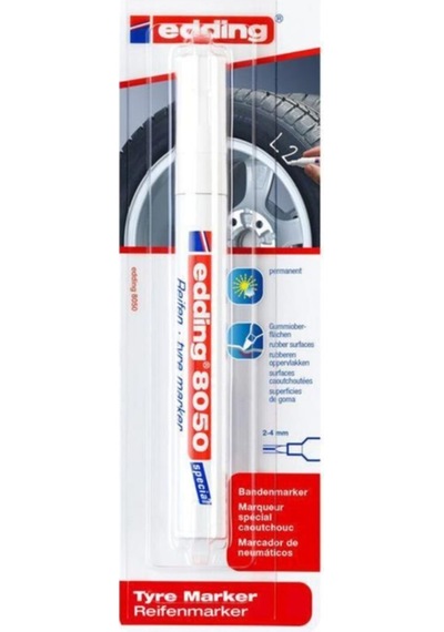 8050 Lastik Kalemi 2-4 Mm Beyaz