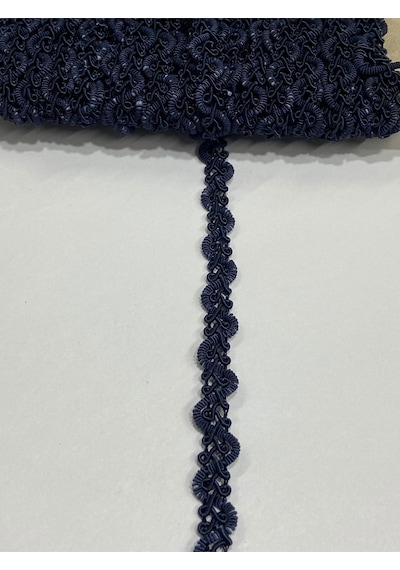 Dekoratif Sutaşı Şerit / Seccade Bohça Harcı /20 Metre Lacivert