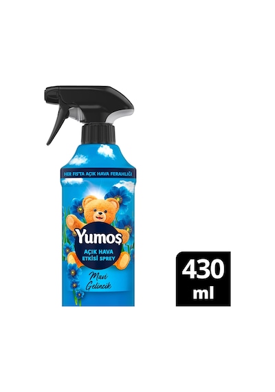 Yumoş 12 Adet Mavi Gelincik 430 Ml Giysi Spreyi Ve Rosıe Tekli
