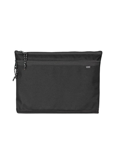Jacbag Dual Zip Folder -iki Bölmeli Dosya Çanta A4 Dual Zip Folder-siyah Tek Renk