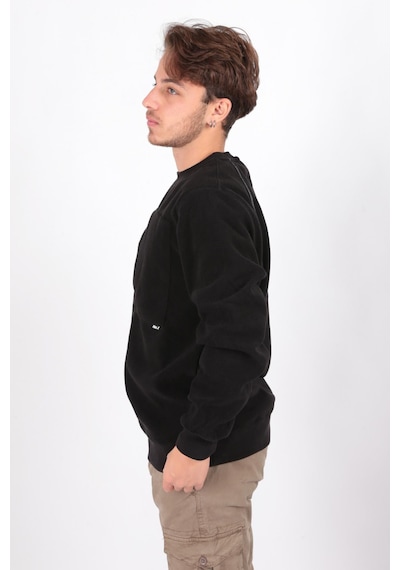Cazador 5231 Erkek Polar Sweatshirt Siyah