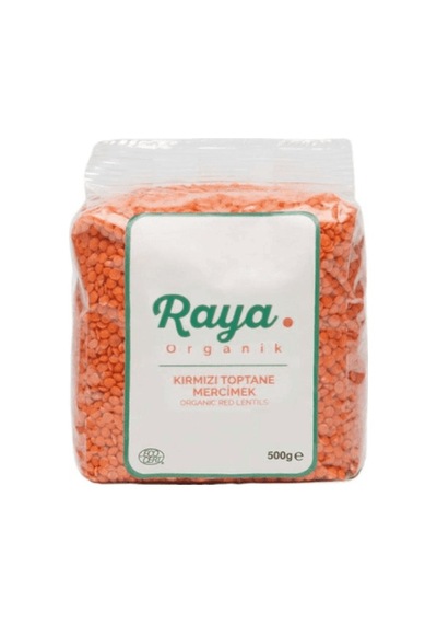 Raya Organik Kırmızı Toptane Mercimek 500 G